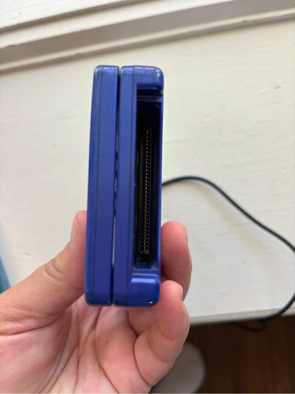 Nintendo Game Boy Advance SP AGS-001 Cobalt Blue Handheld Console Tested Works